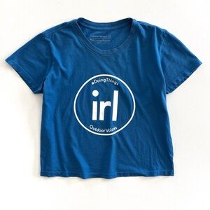 Outdoor Voices #DoingThings IRL Cropped T-Shirt